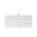 1200mm Wall Hung Bathroom Vanity Cabinet PVC Gloss White
