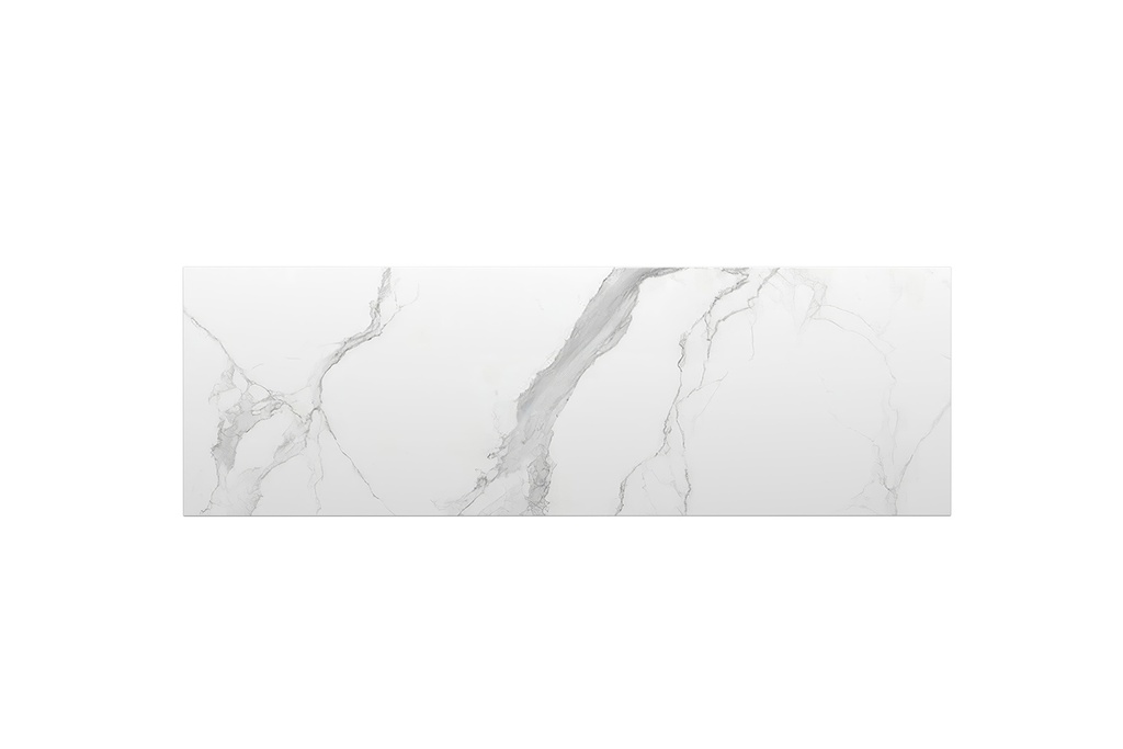 1200mm White Marble Look Sintered Stone Top Matte Finish Benchtop
