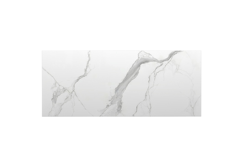 1200mm White Marble Look Sintered Stone Top Matte Finish Benchtop