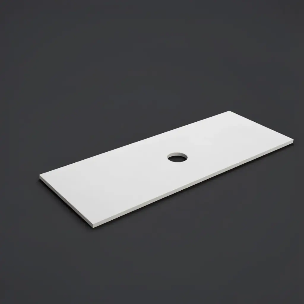 1205X465X20mm Blanco White(WG034) Zero Silica Engineer Stone Top