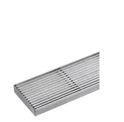 1500*100*21mm Electroplated Silver Grills Drain No Outlet