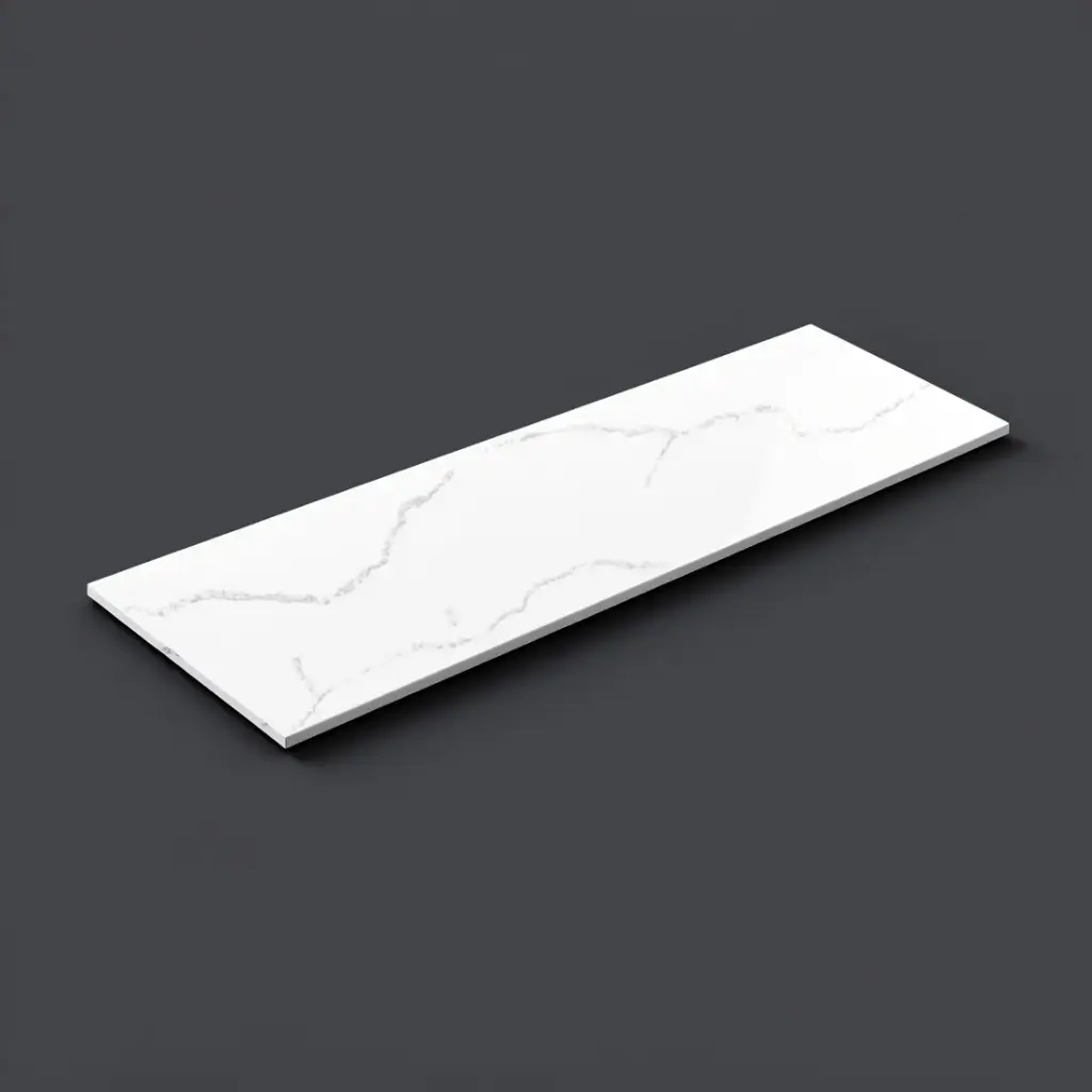 1505X465X12mm Calacatta Artic White Solid Surface Stone Top