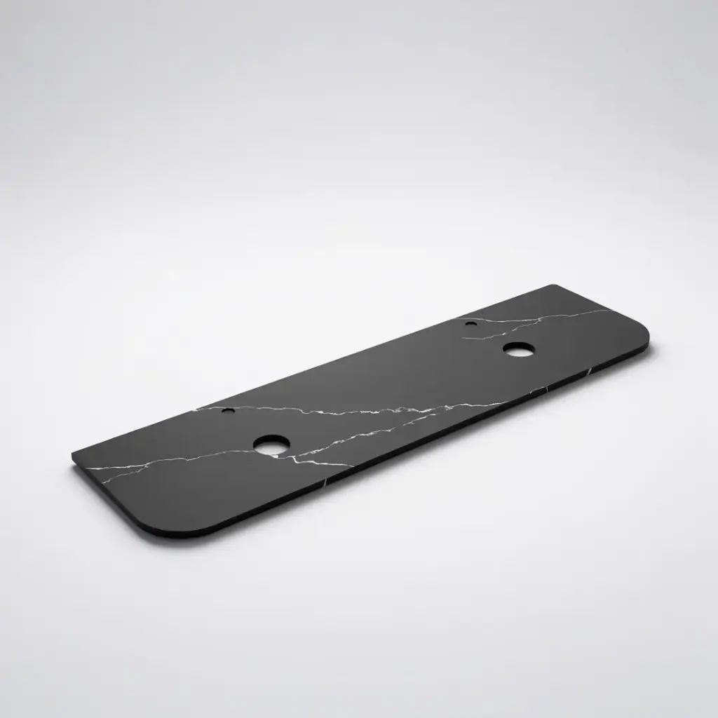 1805X505X20mm Calacatta Night (WG485)Zero Silica Engineer Curve Stone Top