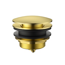 40mm Bath POP-UP Plug With Removabel Waste No Overflow Brushed Gold