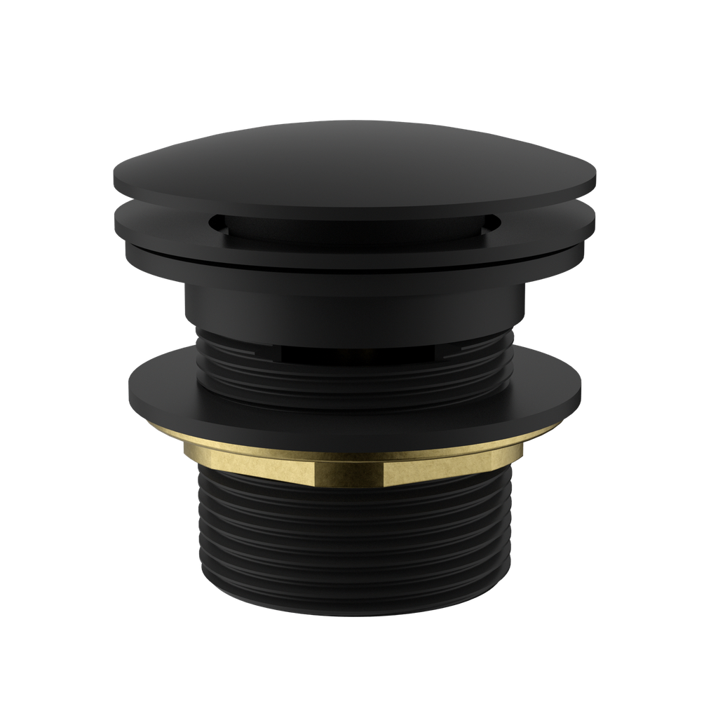 40mm Bath Pop-Up Plug With Removabel Waste With Overflow Matt Black