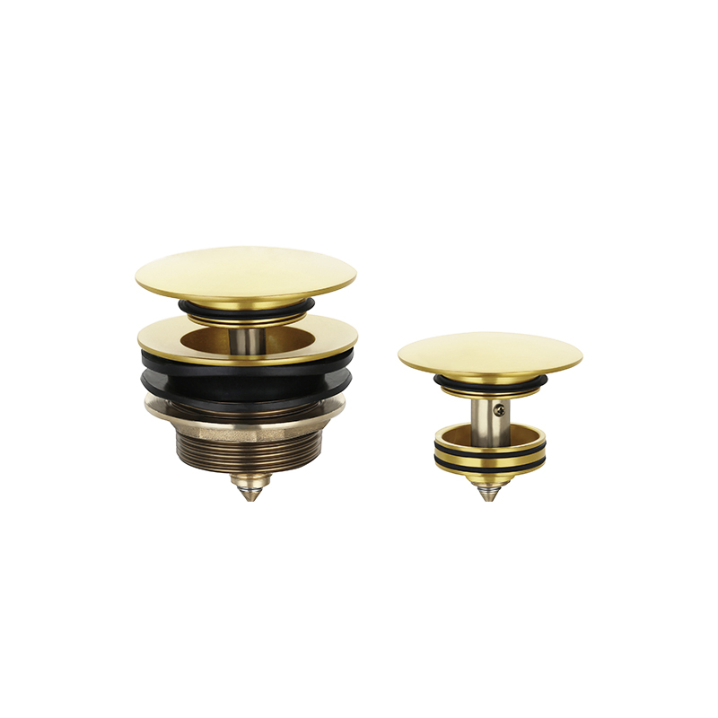 40mm Non Overflow Pop-Up Waste Brushed Gold