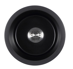 410*205mm Cora Black Round Granite Sink