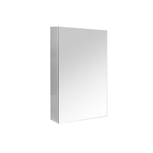 450mm Bathroom Shaving Cabinet PVC Gloss White 2PAC 1 Door Pencil Edge