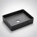 470*360*110mm Etna Nero Grey Above Counter Rectangular Basin