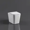 600*350*400mm Enox99 Floor Pan Rimless With Thick Uf Seat Cover