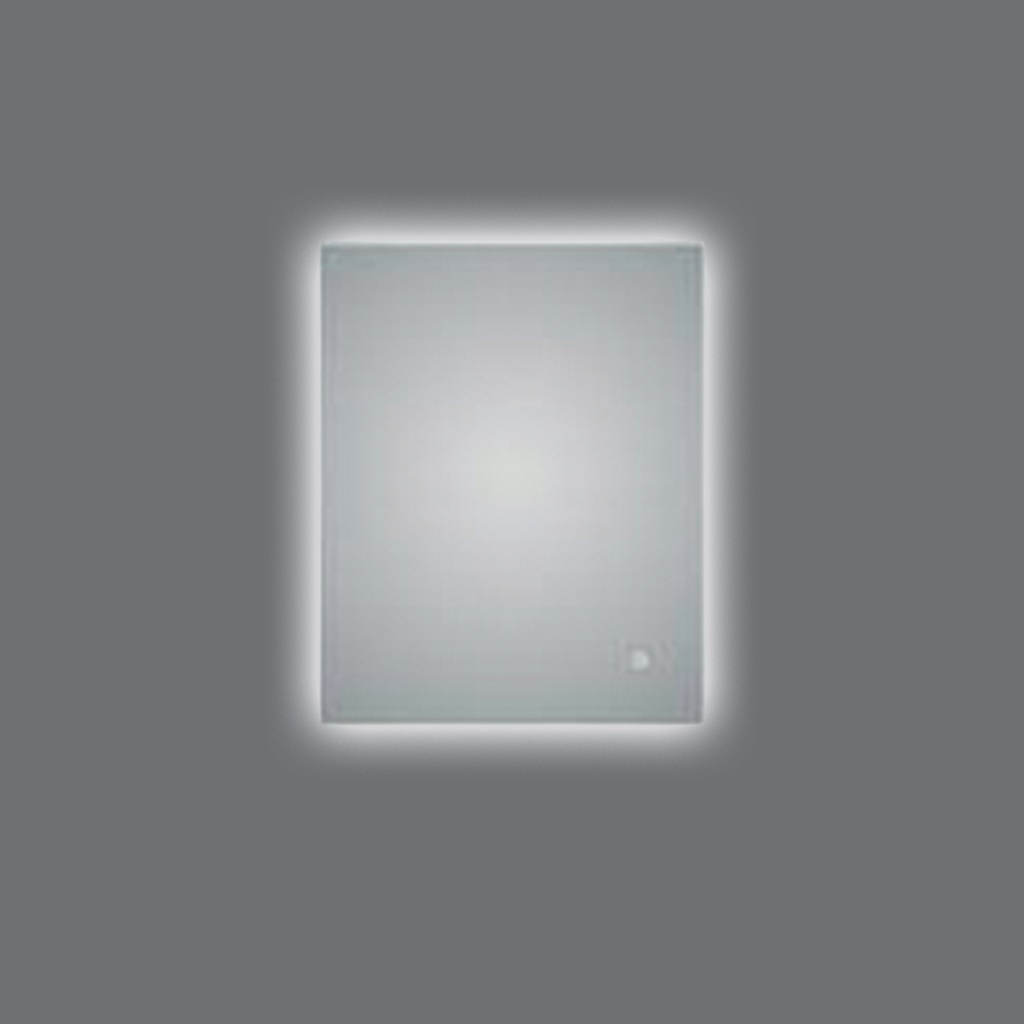 600*750mm Sharpe Edgd 3 Color Lighting Backlit LED Mirror Touch Sensor Switch Defogger Pad Wall Mounted Vertical or Horizontal