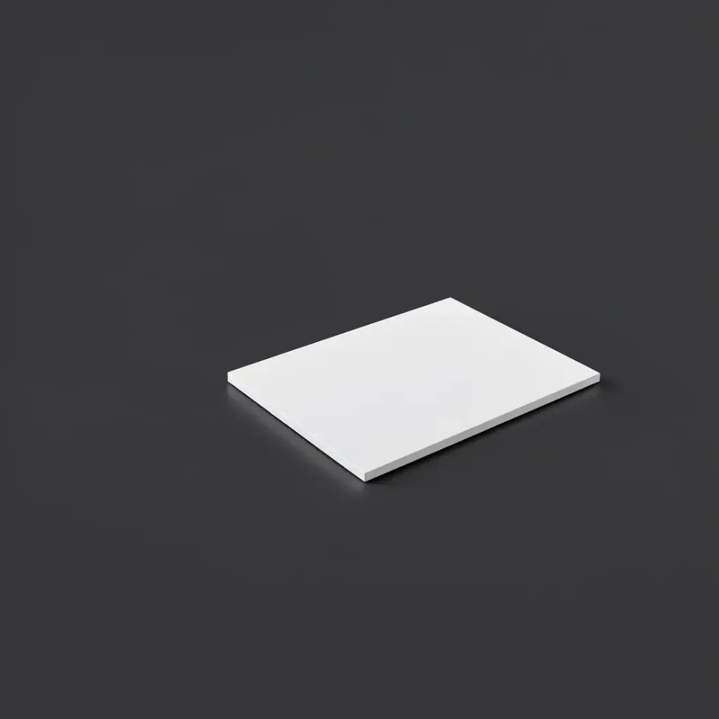 605X465X12mm Matte White Solid Surface Blanco Stone Top