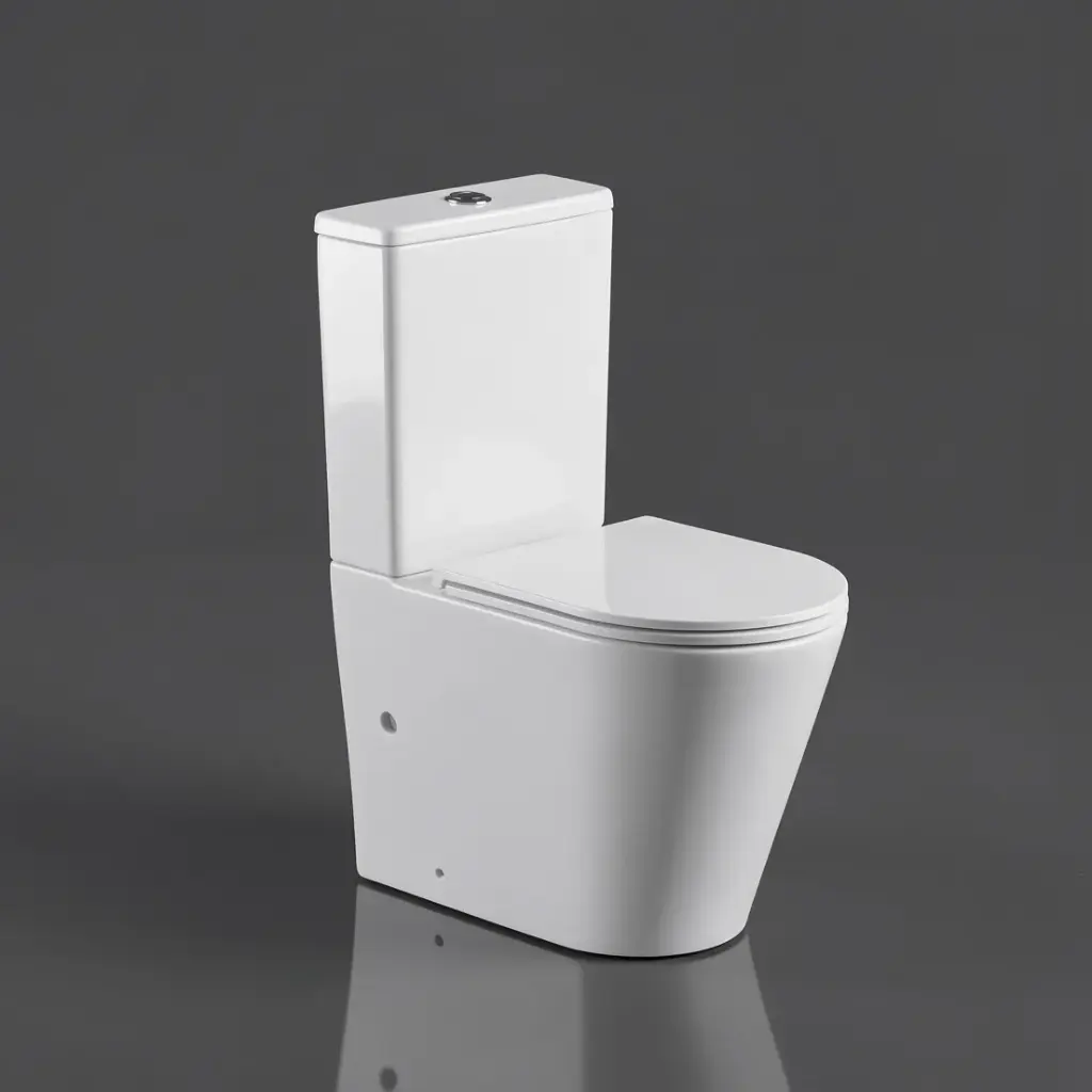665*370*845mm Pani Back To Wall Toilet Suite (Rimless) With Slim UF Seat Cover And  Universal Inlet Cistern T3