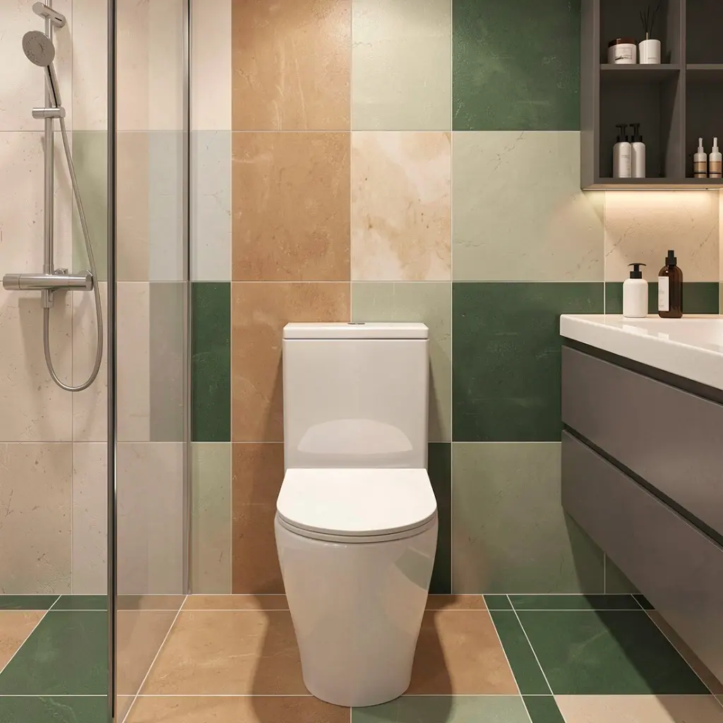 845*665*380mm Norton Back To Wall Toilet Suite Two Piece Toilet