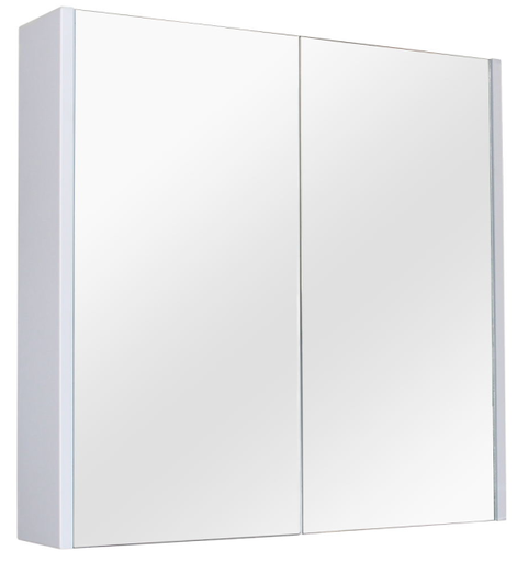 900mm Matte White MDF 2 Doors Pencil Edge Shaving Cabinet