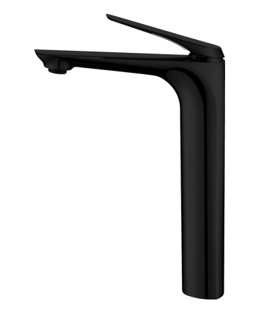 Au Black Tall Basin Mixer
