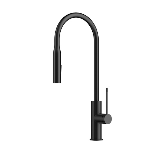 Aziz Pull Out Sink Mixer(Matt Black/Chrome)
