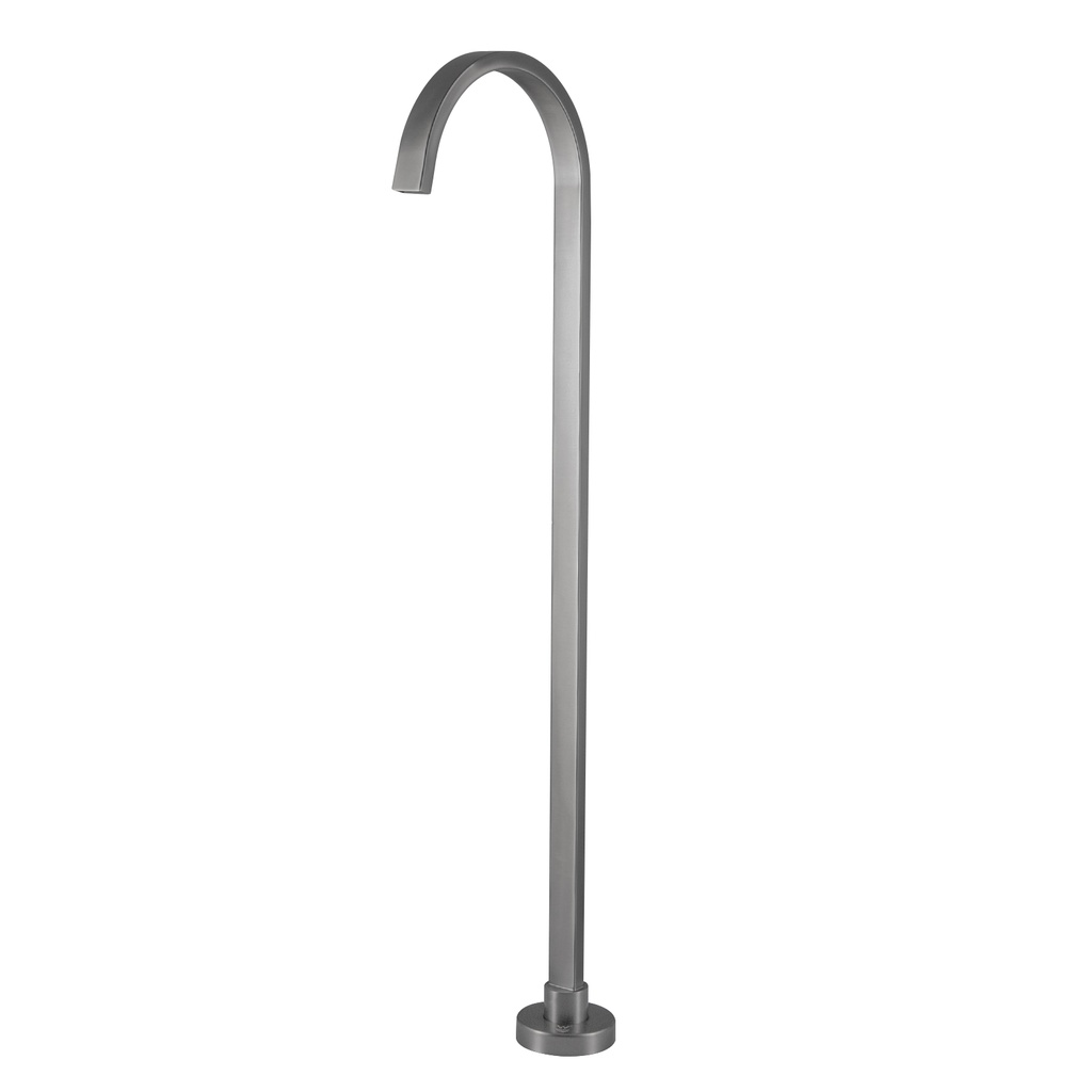 Cavallo Gun Metl Grey Free Standing Spout