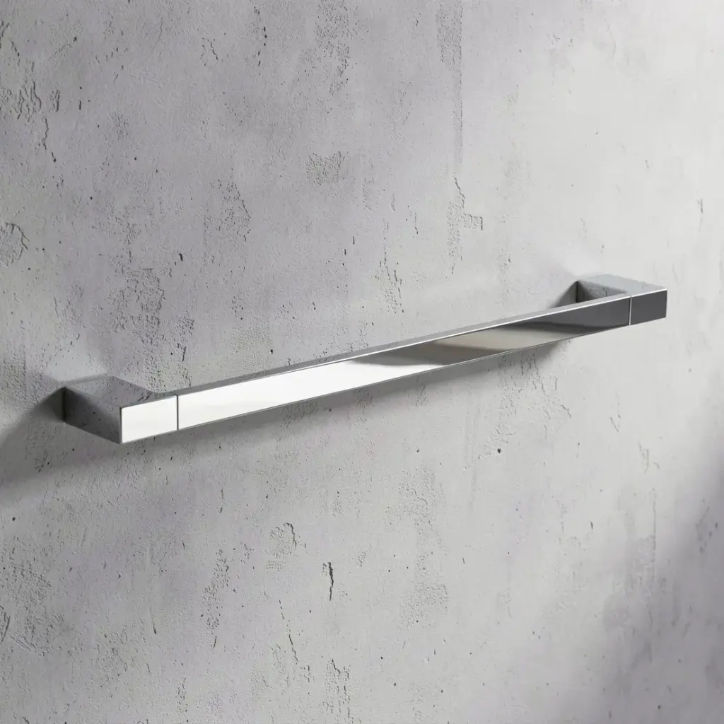 Ceram Single Towel Rail 600 mm(Chrome)