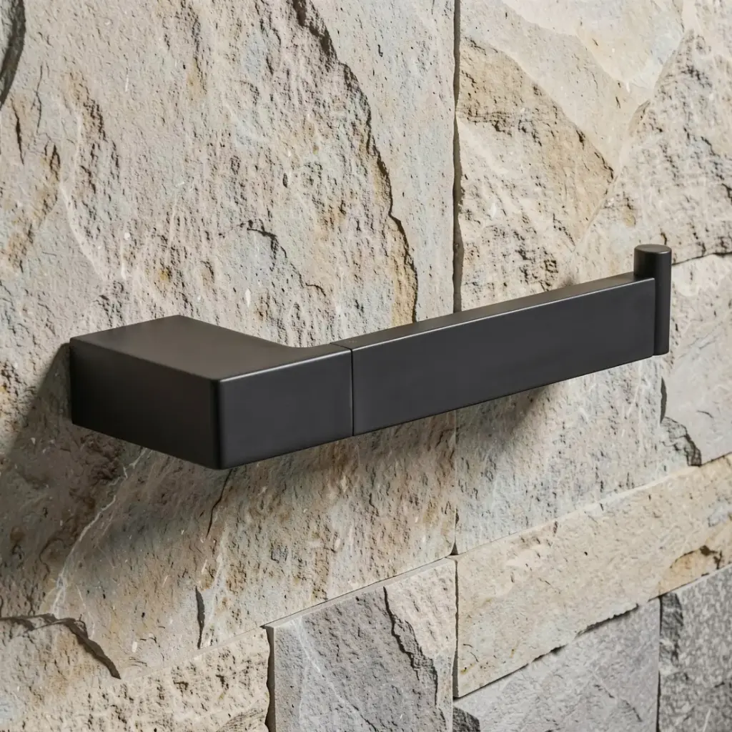 Ceram Toilet Roll Holder(Matt Black)
