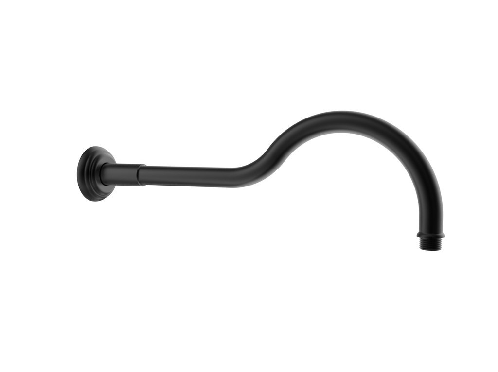Clasico Shower Arm in Matt Black