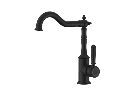 Clasico Sink Mixer in Matt Black