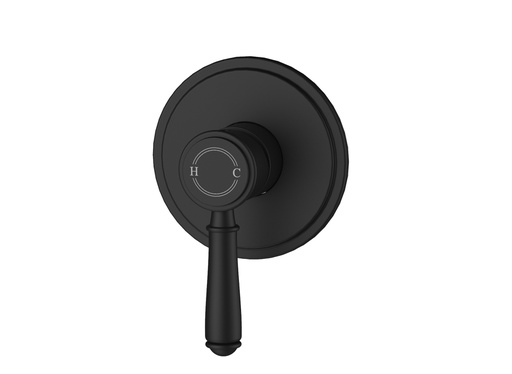 Clasico Wall Mixer Trim Kits in Matt Black