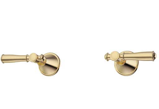 Clasico Wall Top Assemblies Brushed Gold Lead Free