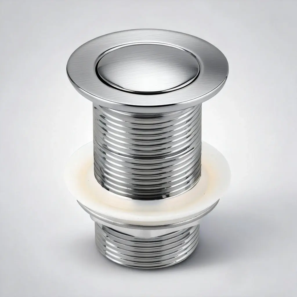 Coco Brushed Nickel Solid 32mm Pop Up Waste Non Overflow