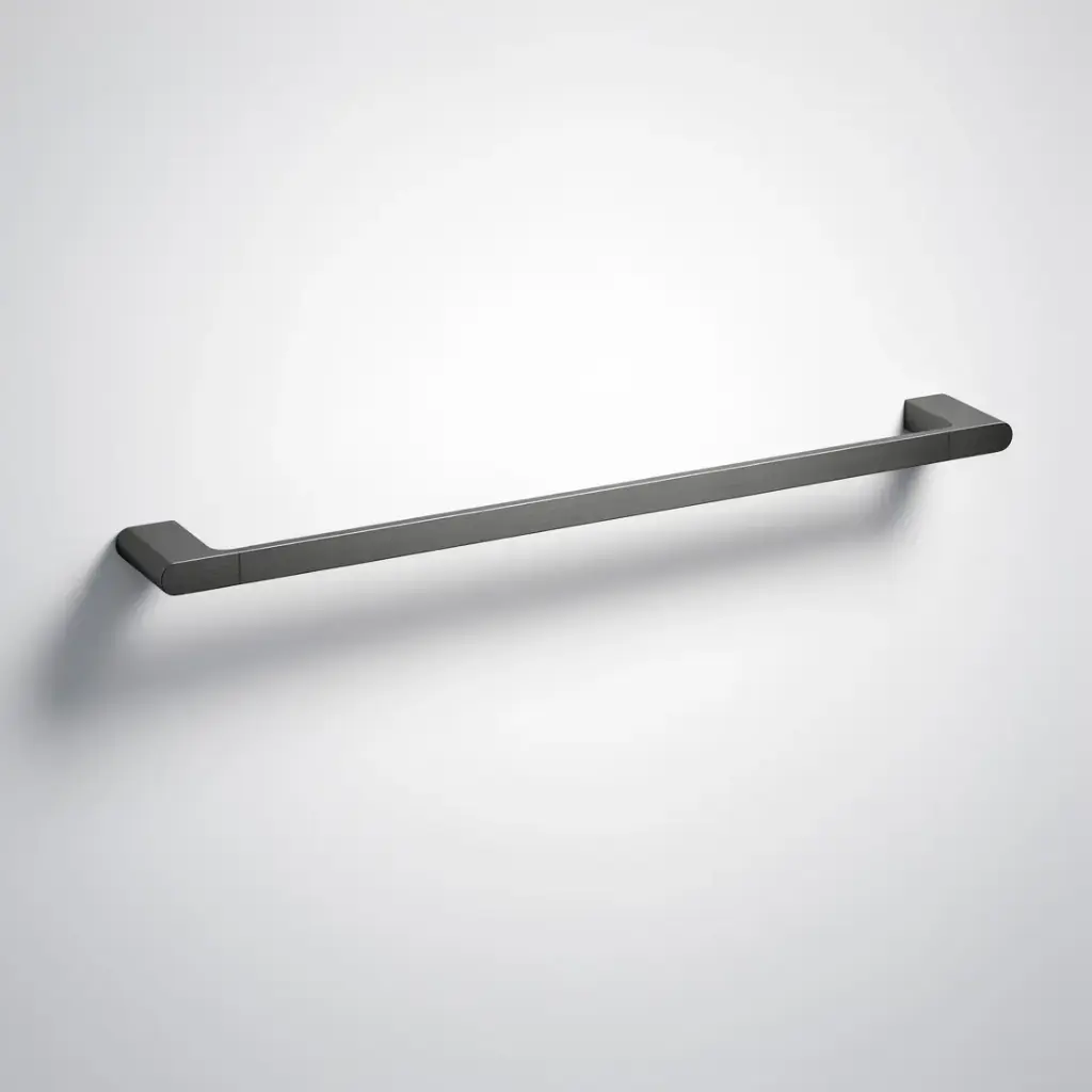 Cora Single Towel Rail 600mm Gun Metal