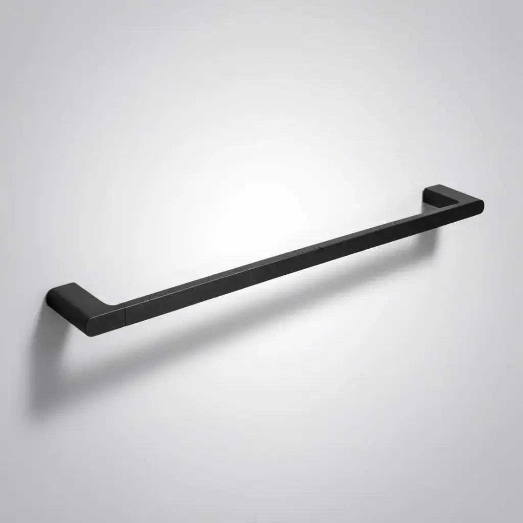 Cora Single Towel Rail 800 mm(Matt Black)