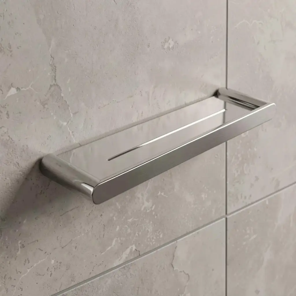 Dove Glass Shelf(Chrome)