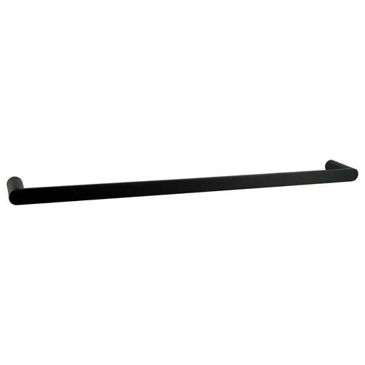 Esperia Matte Black Single Towel Rail 600mm