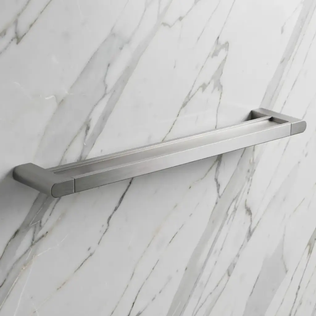 Flores Double Towel Rail 600 mm(Brushed Nickel)