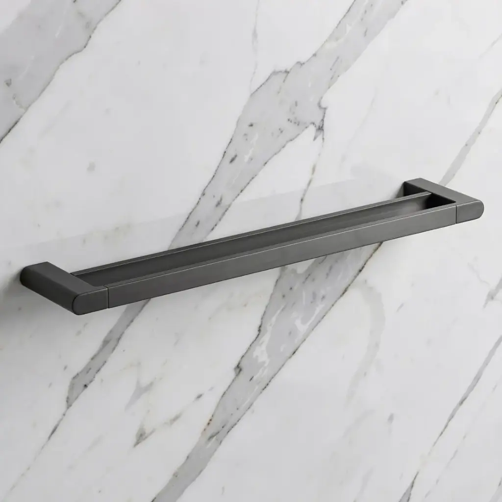 Flores Double Towel Rail 600 mm(Gunmetal)