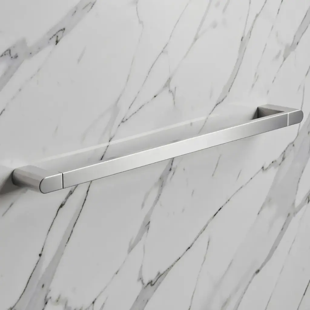 Flores Single Towel Rail 600 mm(Chrome)