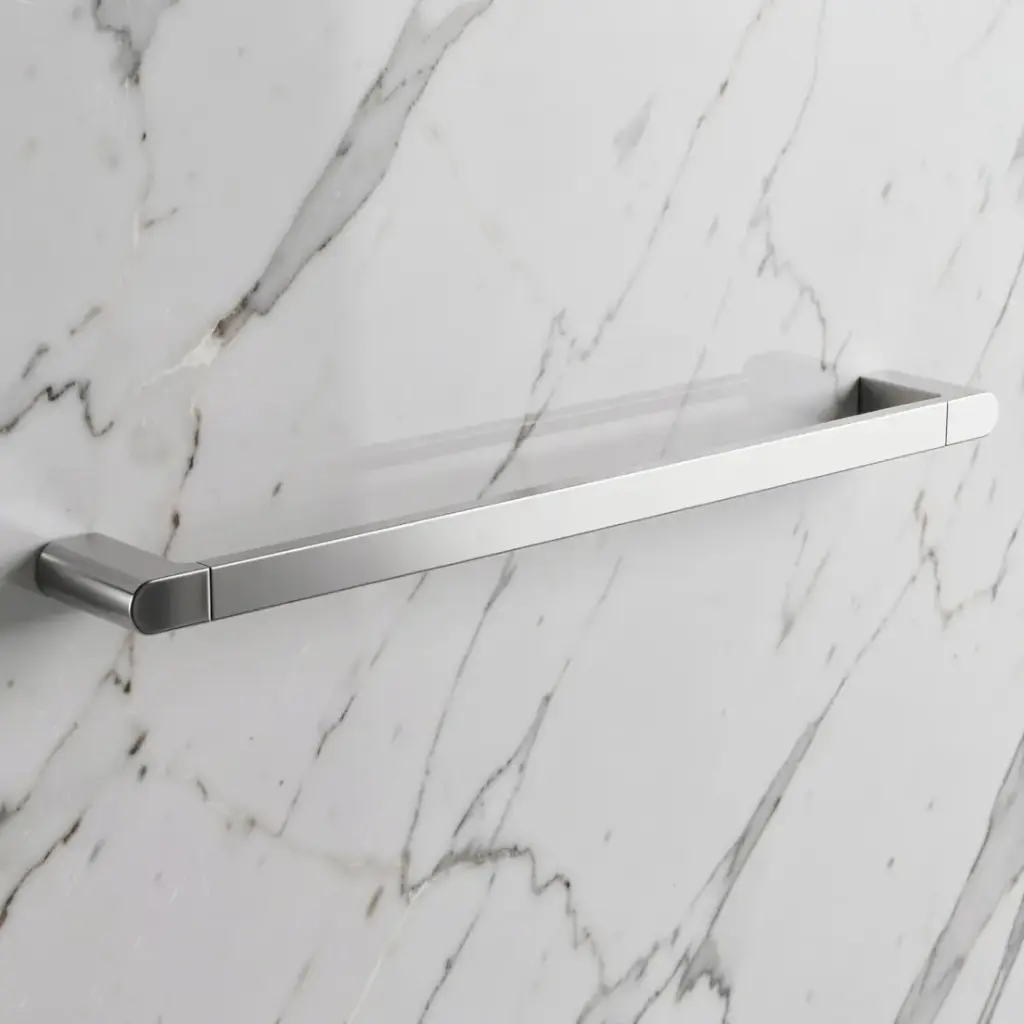 Flores Single Towel Rail 800 mm(Chrome)