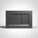 Geberit Sigma30 Matt Black Plate With Black Trim