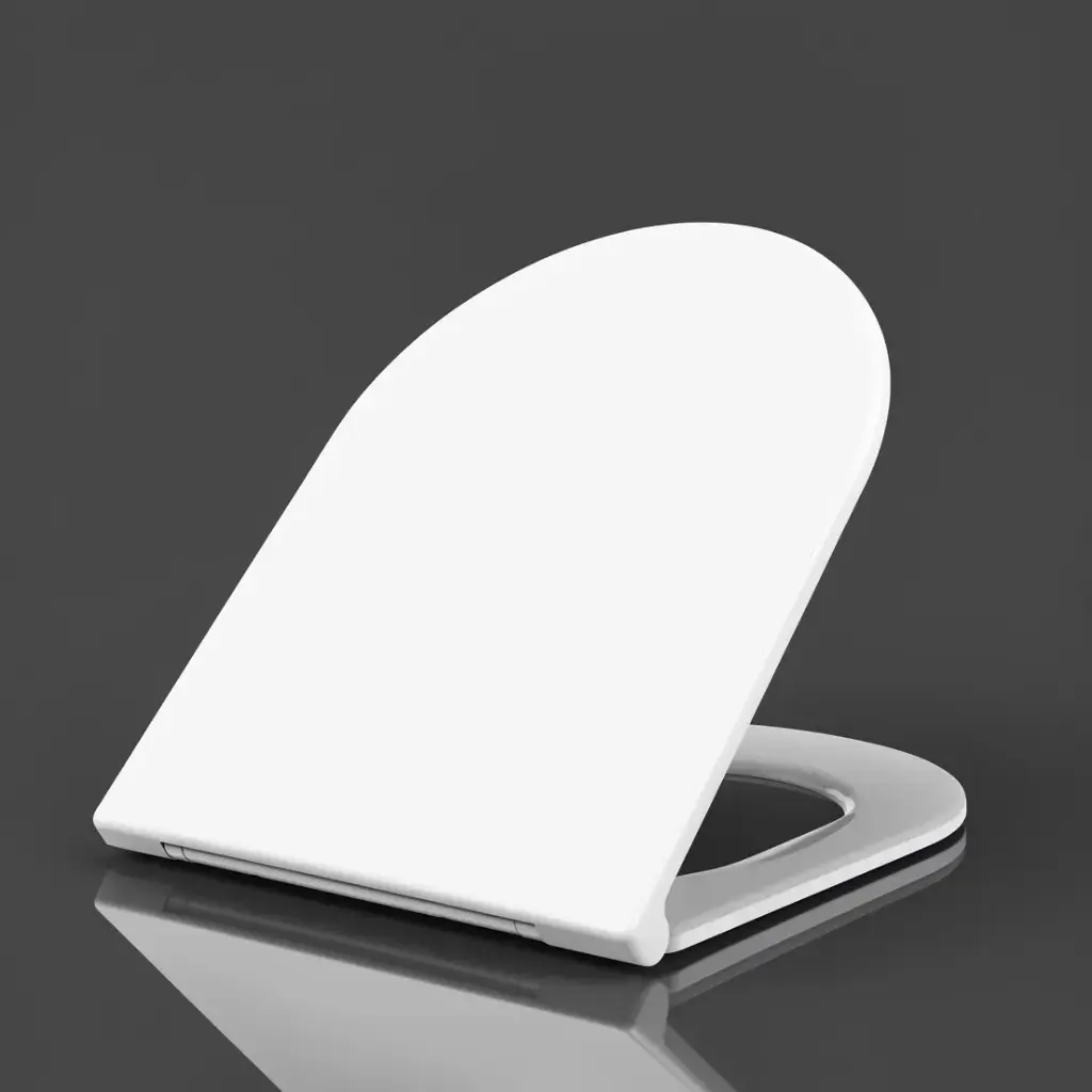 Gloss White Slim Uf Seat Compatible With Hani,Pani,Vera,Moi,Toi,Zara99,Zara66,Raul99, Raul66