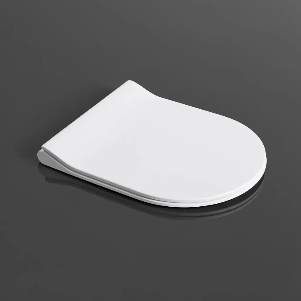 Gloss White Slim Uf Seat Compatible With Hani,Pani,Vera,Moi,Toi,Zara99,Zara66,Raul99, Raul66