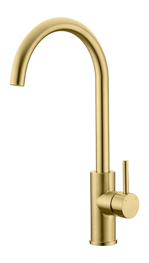 Hali Brushed Gold Sink Mixer Lead Free