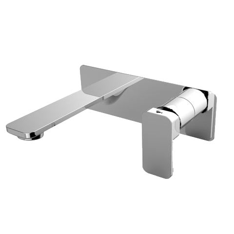 Ivano Chrome Bathtub/Basin Wall Mixer With Spout(color up)