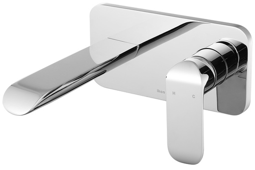 Kara Chrome Wall Basin Mixer Lead Free