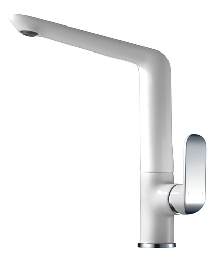 Kara Sink Mixer(Chrome & White)