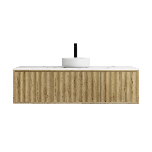 [93269/K155W-PO] 1500mm Kiama Prime OakMiddle Door Wall Hung Vanity