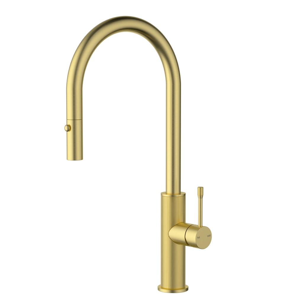 Linie Pull-Out Sink Mixer Brushed Gold