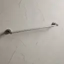 Linie Single Towel Rail 600mm Brushed Nickel