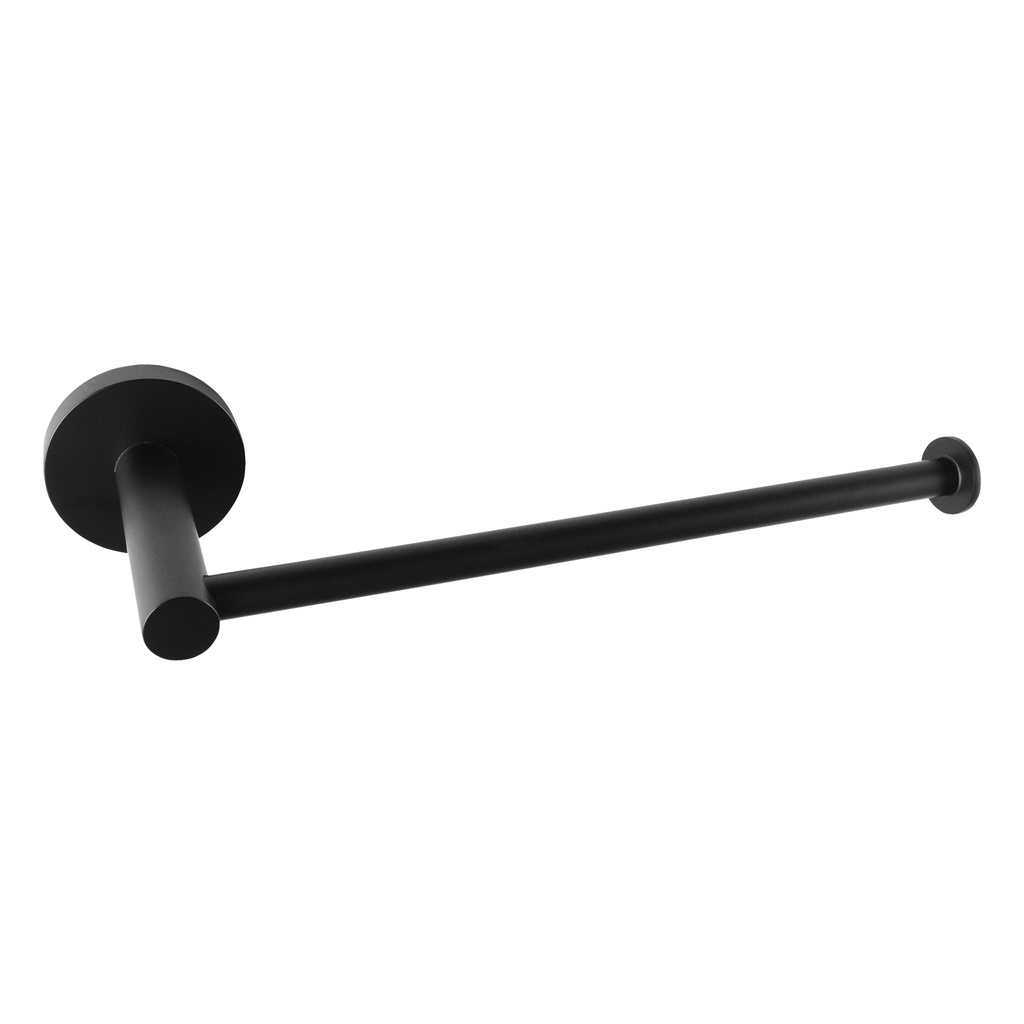Lucid Pin Black Round Towel Hook Ring