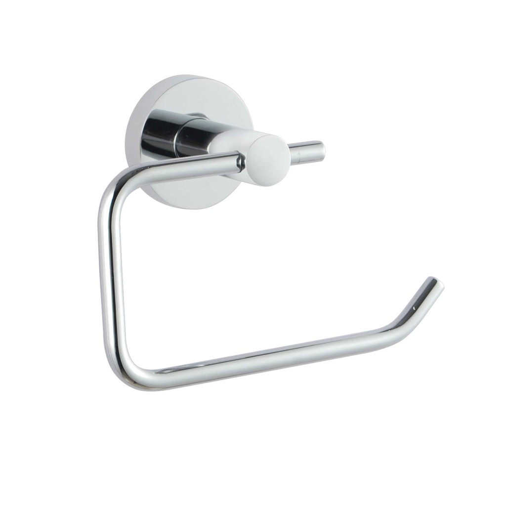Lucid Pin Round Chrome Toilet Paper Roll Holder