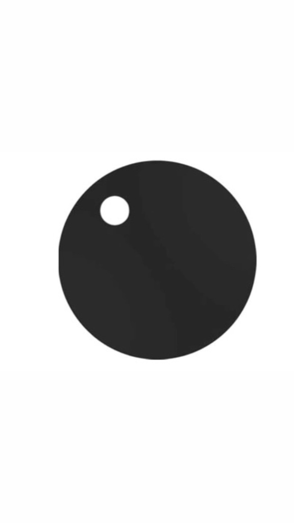 Matt Black Seat Hing Cover 60mm Compatible With Pain,Vera